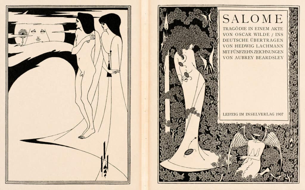 Aubrey Beardsley's drawings illustrating Salomé by Oscar Wilde, 1894, published by John Lane, London, 1907. © Victoria and Albert Mus