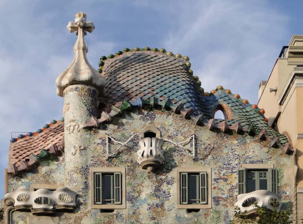 The façade of Casa Batlló