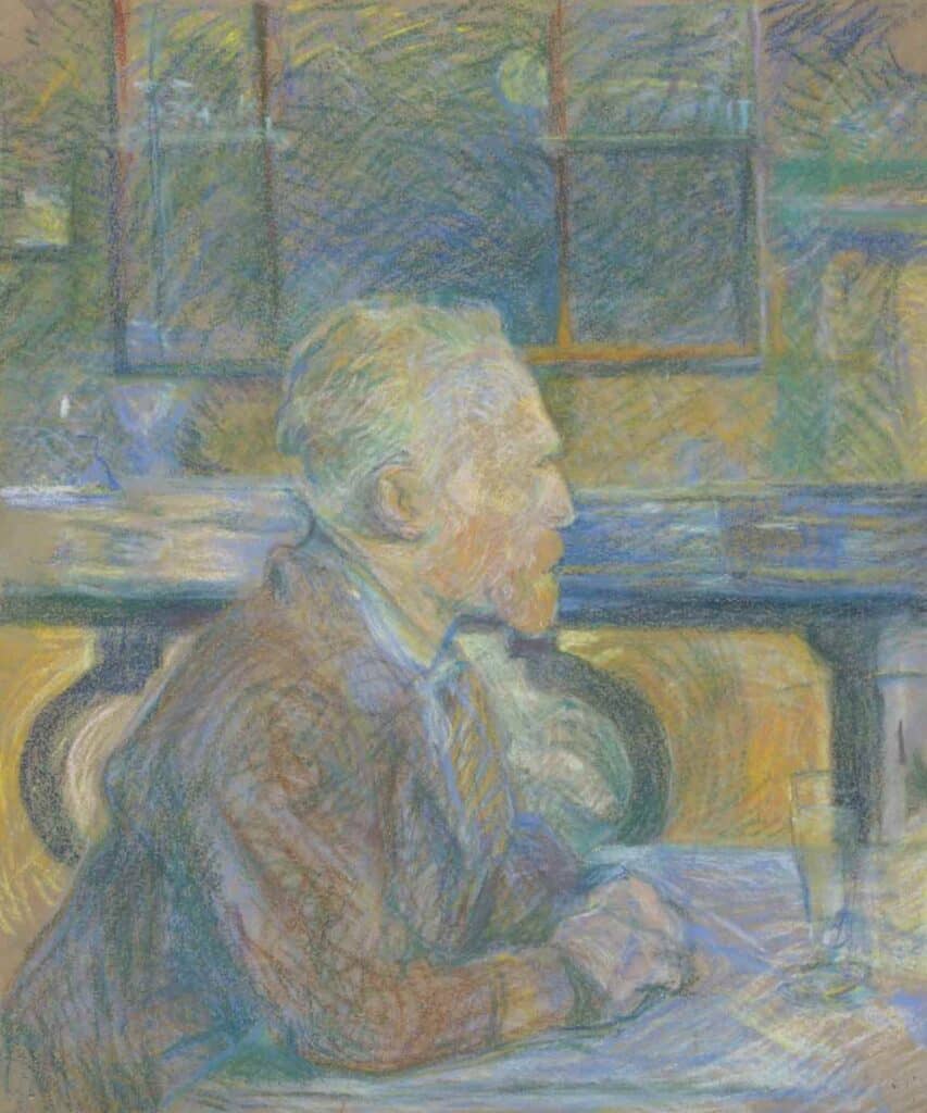 Portrait of Vincent van Gogh by Henri de Toulouse-Lautrec