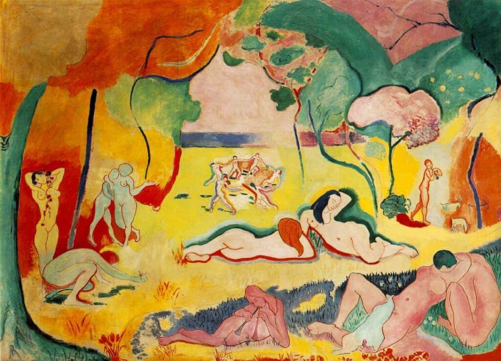 Henri Matisse, The Joy of Life - Famous Fauvism painting