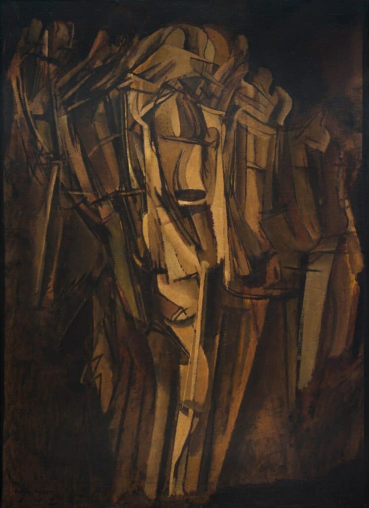 Nude (Study), art by Marcel Duchamp