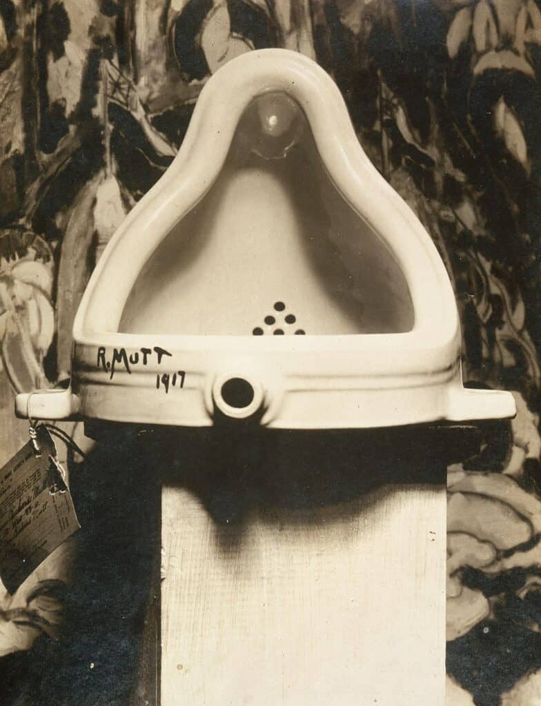 Fountain, one of the most famous readymades by Marcel Duchamp