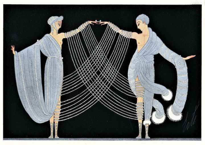 Art Deco design: Erté - fashion illustration