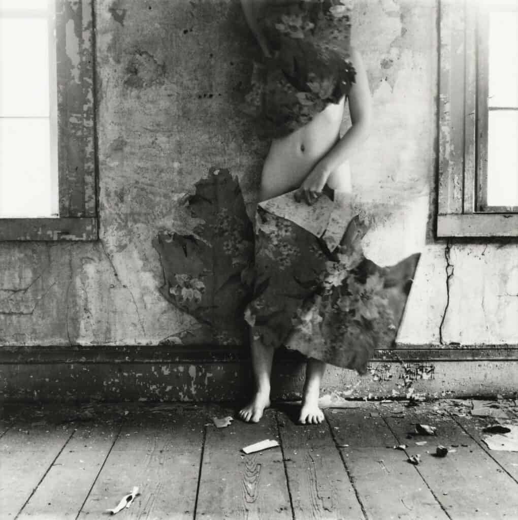 Francesca Woodman, Untitled from the series Space2, Providence, Rhode Island, 1976. Courtesy Sotheby's.