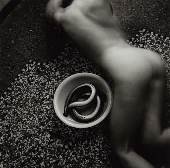 Francesca Woodman, Untitled from the Eel Series, Rome, 1977-1978. Courtesy Phillps.