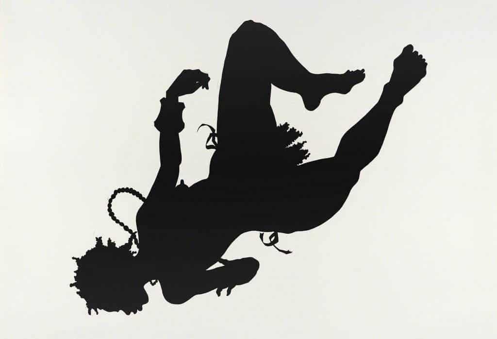 Kara Walker, African/American (1998), Pennsylvania Academy of the Fine Arts, USA. Silhouettes