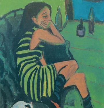 Ernst Ludwig Kirchner - Marcella. Painting reproduced by Ashley Bassie
