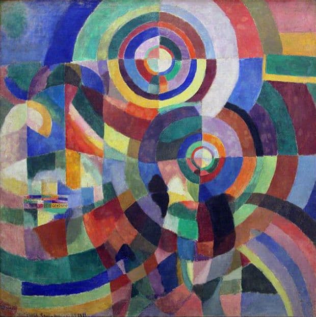 Prismes electriques, a 1914 painting by Sonia Delaunay