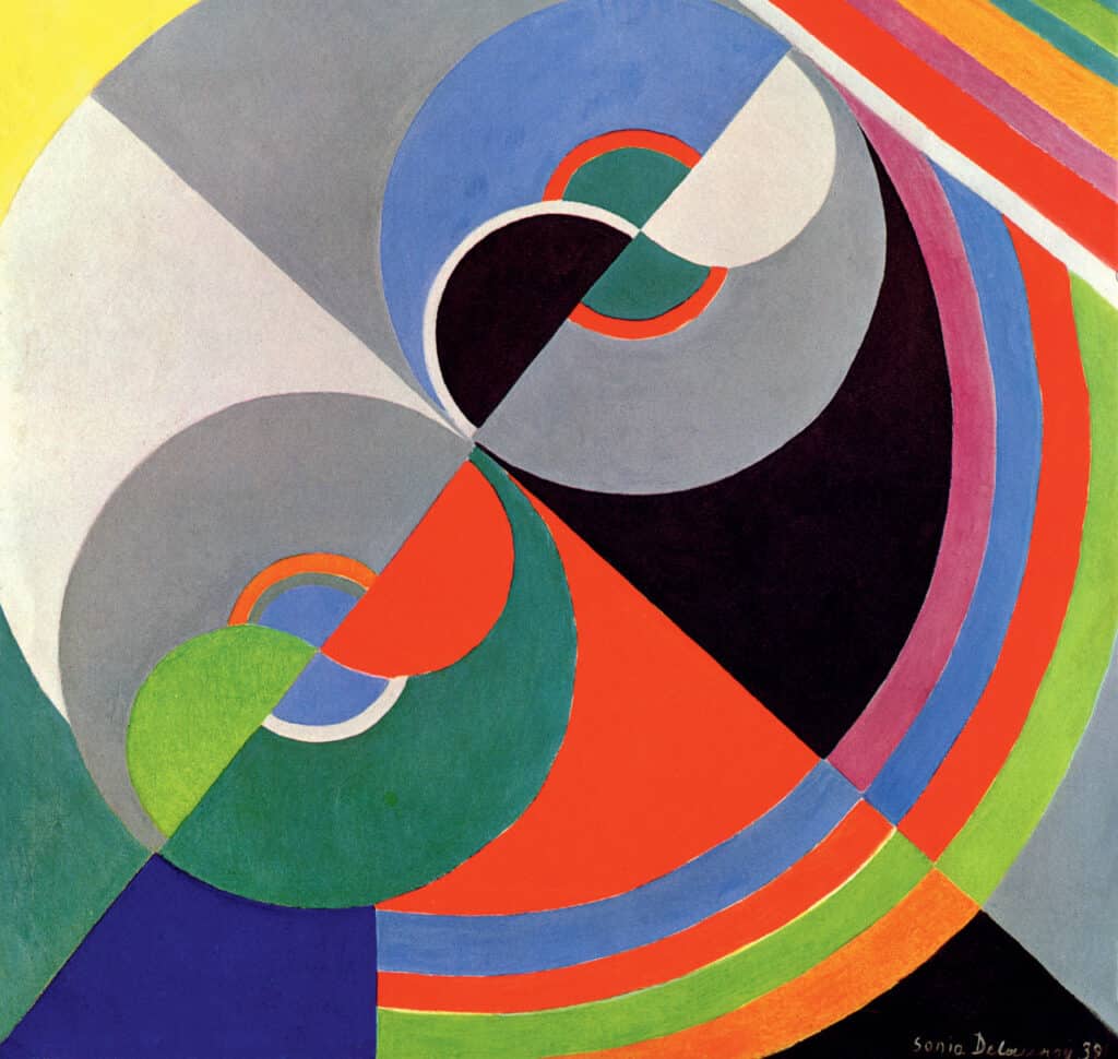 Sonia Delaunay, Rhythm Colour no. 1076