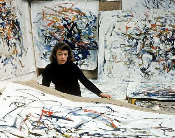 Joan Mitchell, one of the Ninth Street Women whose stories have been narrated by Mary Gabriel