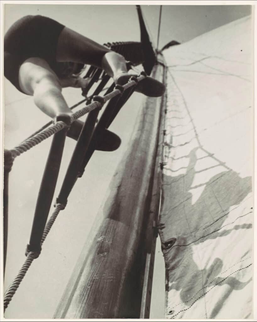 Photography by László Moholy-Nagy: Sailing