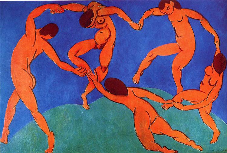 Dance (II), one of the most famous paintings of Henri Matisse