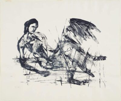 Sidney Nolan, Untitled (Leda and the Swan Series), 1961