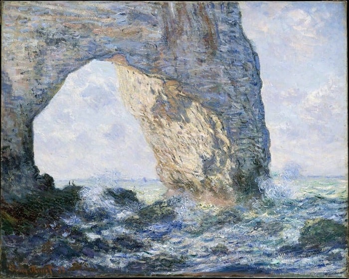 Claude Monet, The Manneporte (Étretat), 1883, The Metropolitan Museum, New York. 