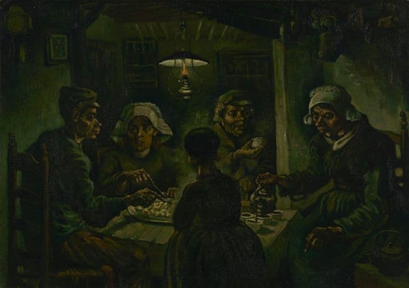The Potato Eaters, a masterpiece painting by Vincent Van Gogh