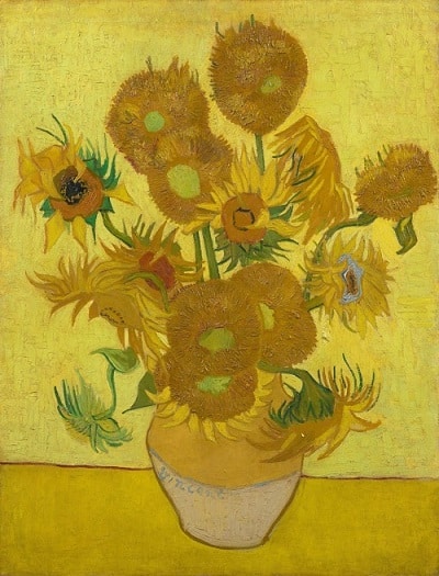 Van Gogh, Sunflowers, 1888