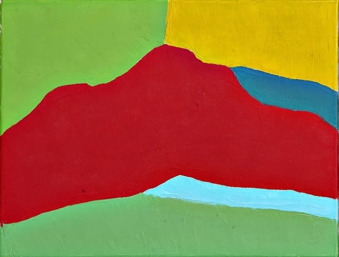 Painting by Etel Adnan titled California #9