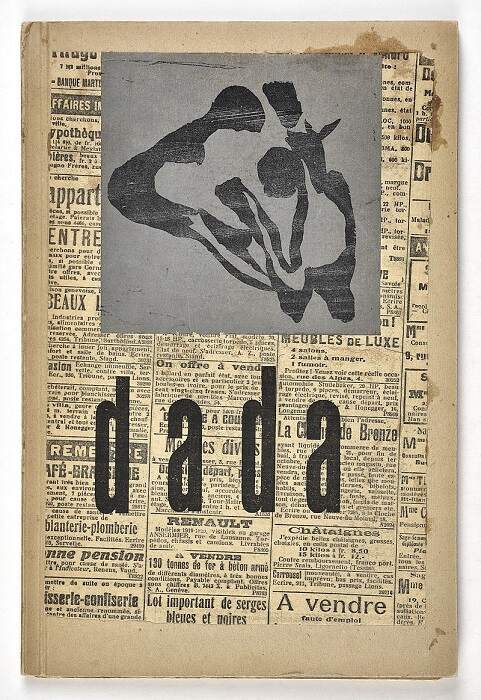 Jean Arp, Print for the cover of Dada magazine, 1919