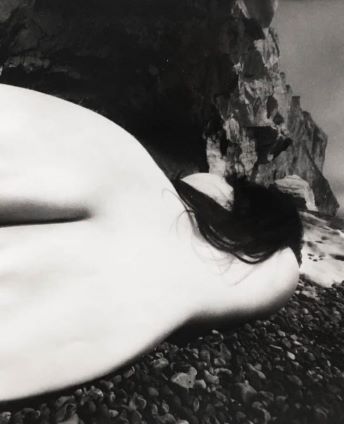Nude on the beach by Bill Brandt