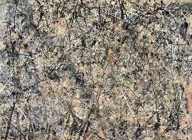 Jackson Pollock, Number 1 (Lavender Mist), example of abstract expressionism art