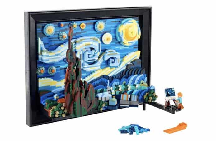 Vincent van Gogh's The Starry Night by LEGO