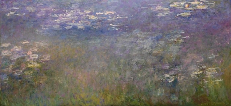 Claude Monet's painting titled Water Lilies (Agapanthus)