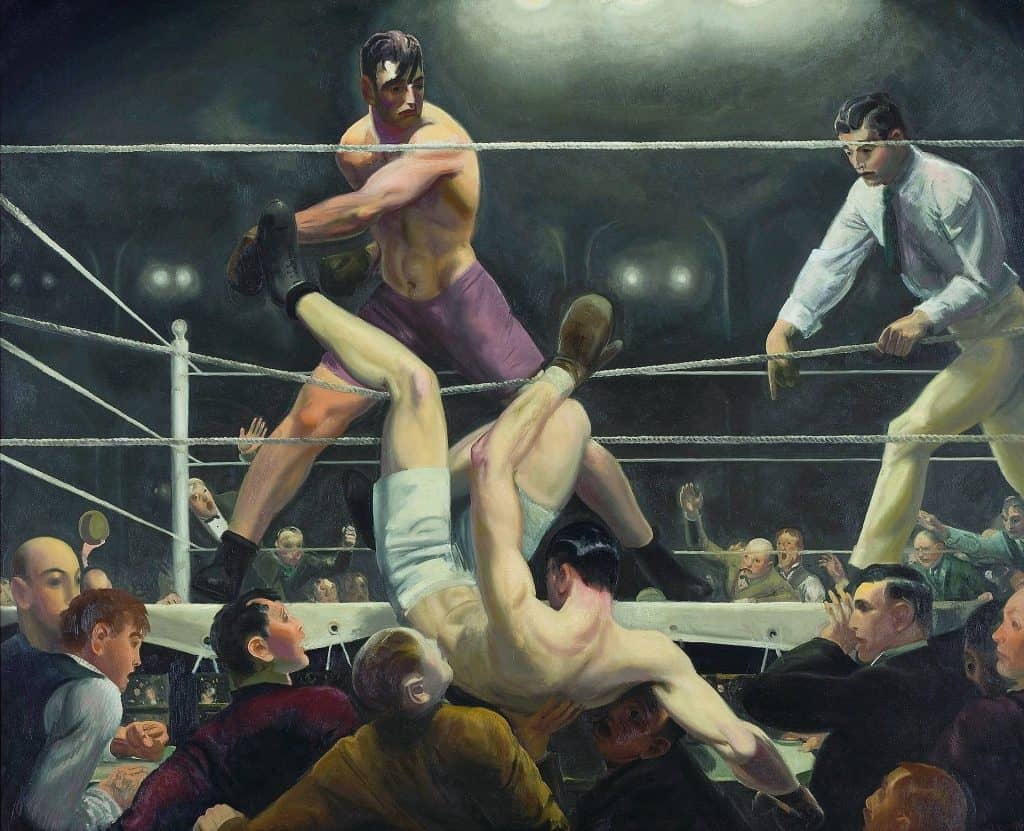 Painting by George Bellows - example of American Realism