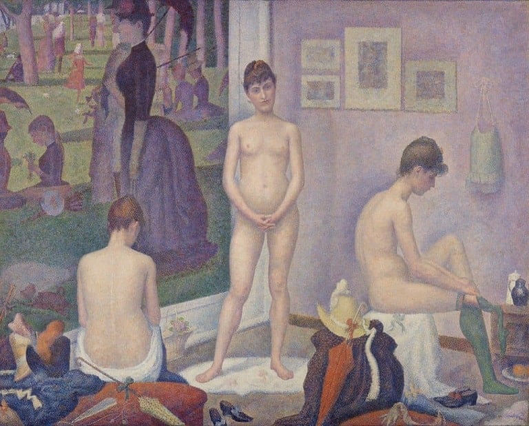 Models (Poseuses), famous painting by Georges Seurat