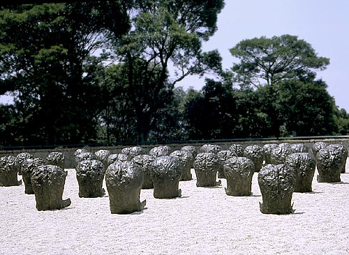 Space of becalmed beings by Magdalena Abakanowicz