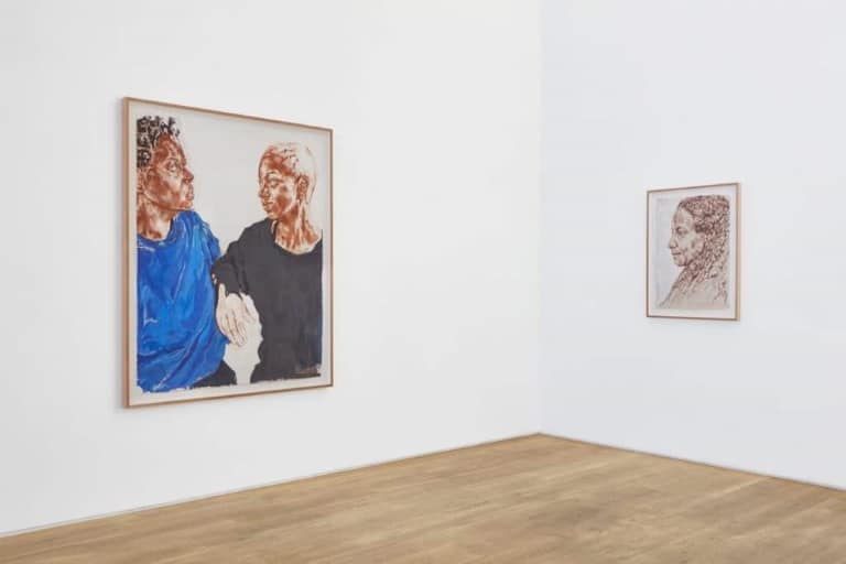 Claudette Johnson, installation view at Ortuzar Projects, NYC