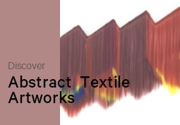 Abstract textile artworks for sale
