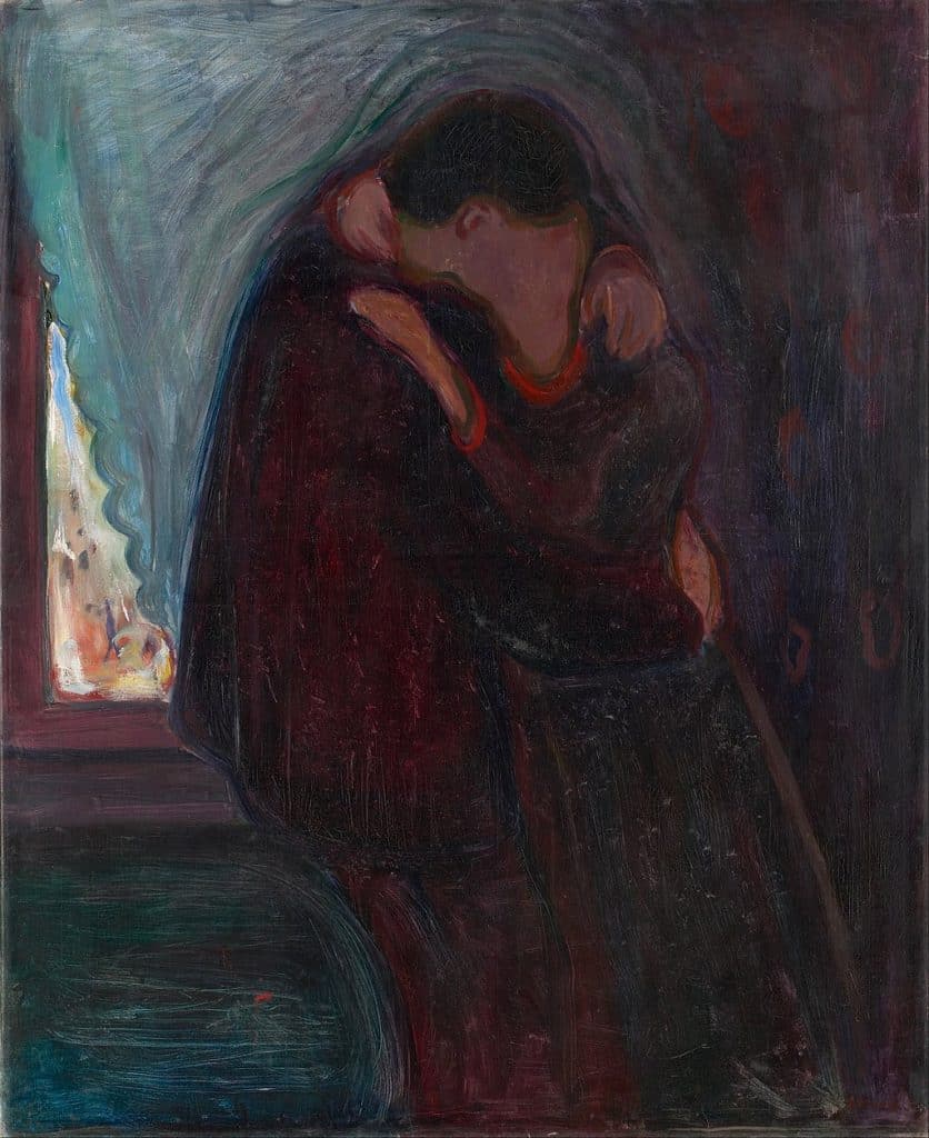Edvard Munch The Kiss