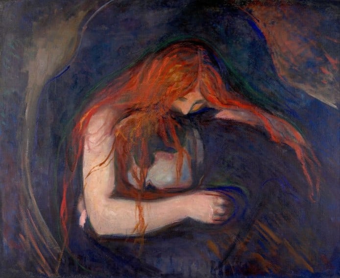 Edvard Munch, Vampire/Love and Pain,