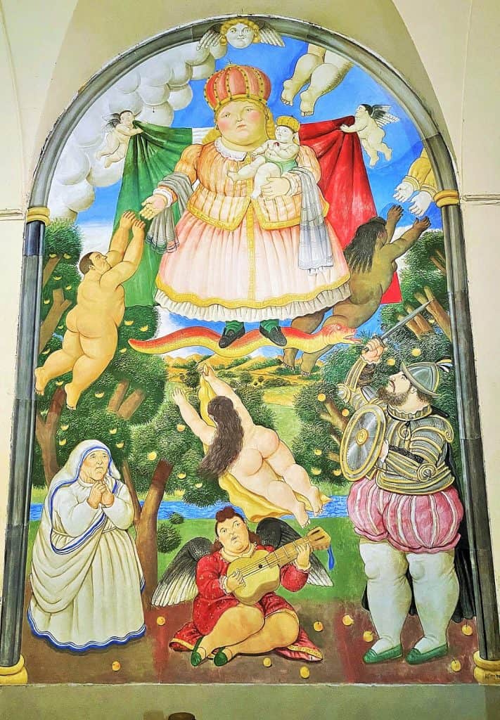 Fresco by Fernando Botero in Italy