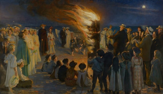 Painting by Peder Severin Krøyer, one of the Skagen painters