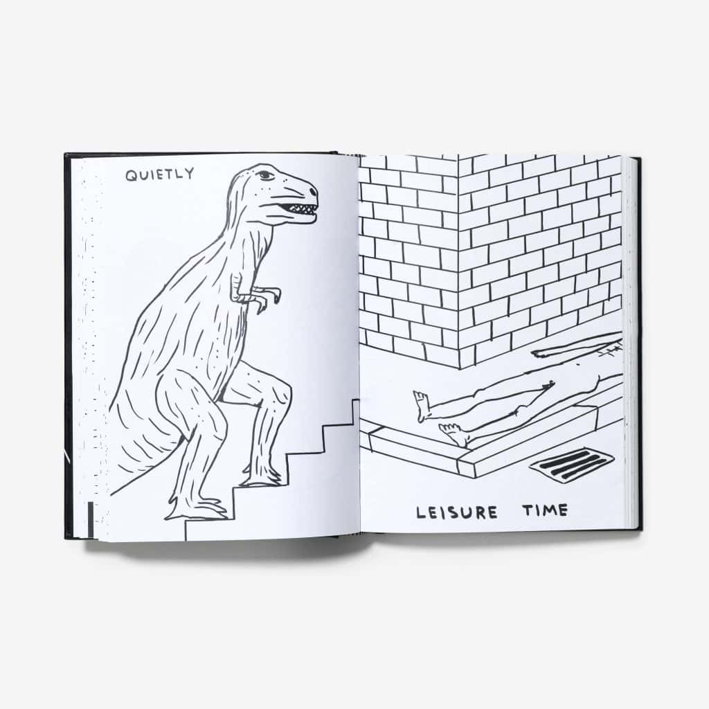 Book spread from I Am the Jug, You Are the Glass by David Shrigley