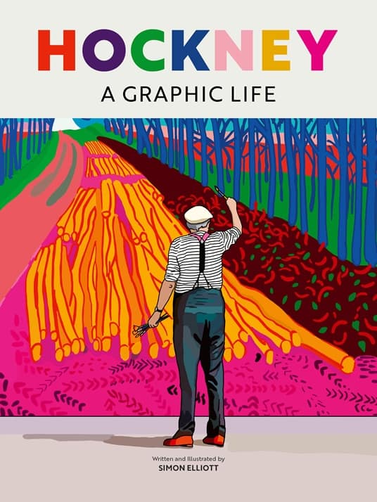 Cover of ‘Hockney: A Graphic Life' by Simon Elliott