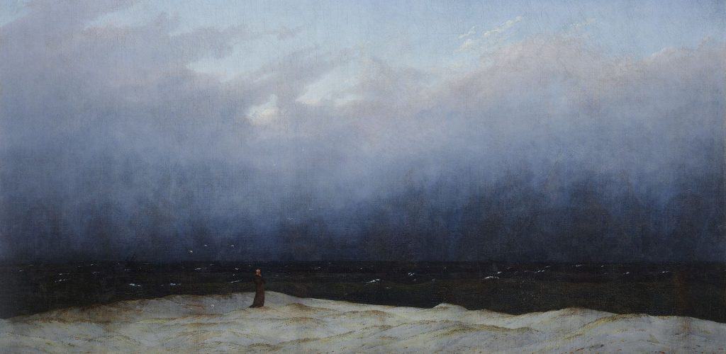 The painting The Monk by the Sea by Caspar David Friedrich